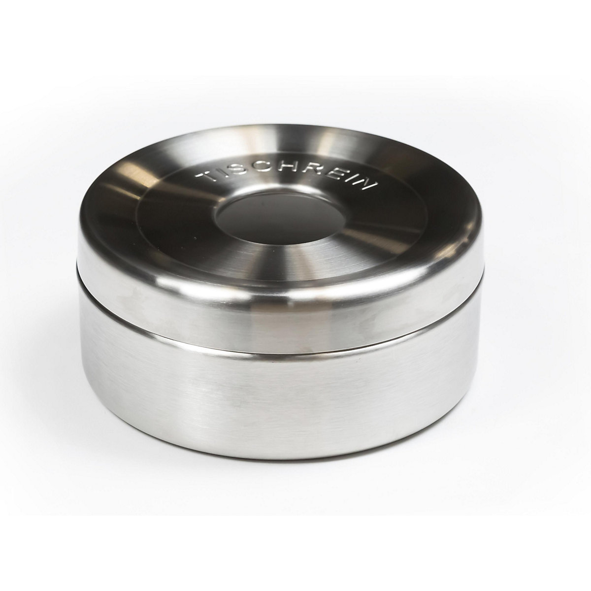 Tabletop ashtray, RONDO PICCOLO, stainless steel-3