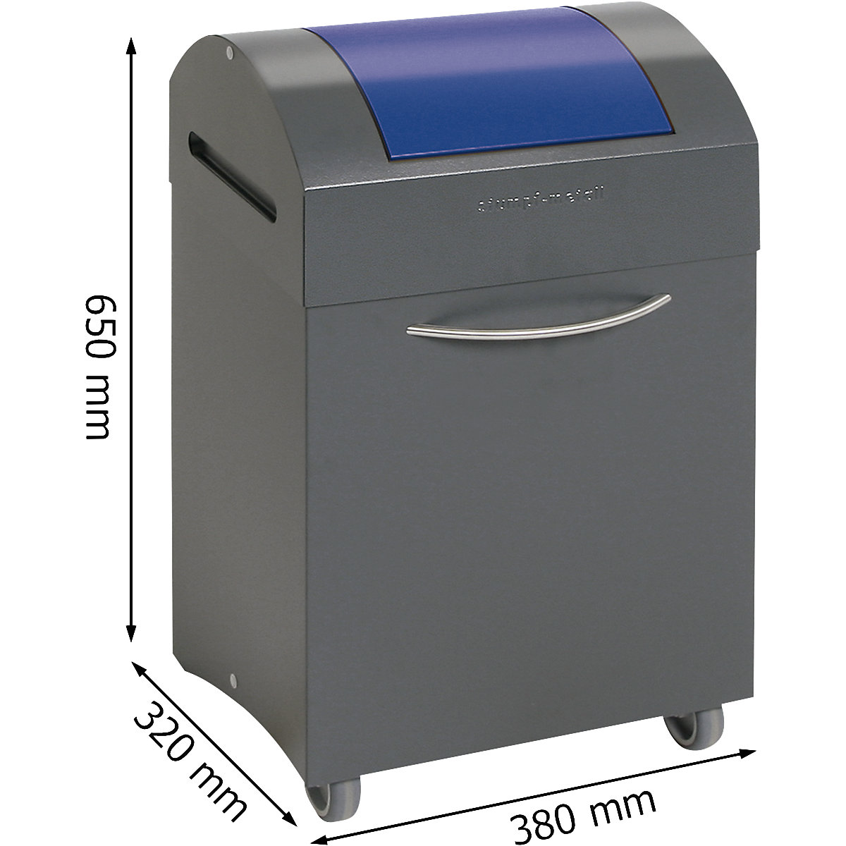 Recyclable waste collector, flame extinguishing (Product illustration 2)-1