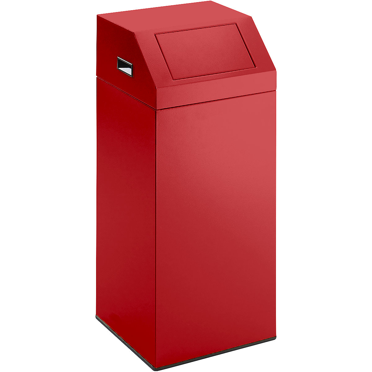 EUROKRAFTpro – Recyclable waste collector, capacity 76 l, WxHxD 380 x 890 x 380 mm, flame red