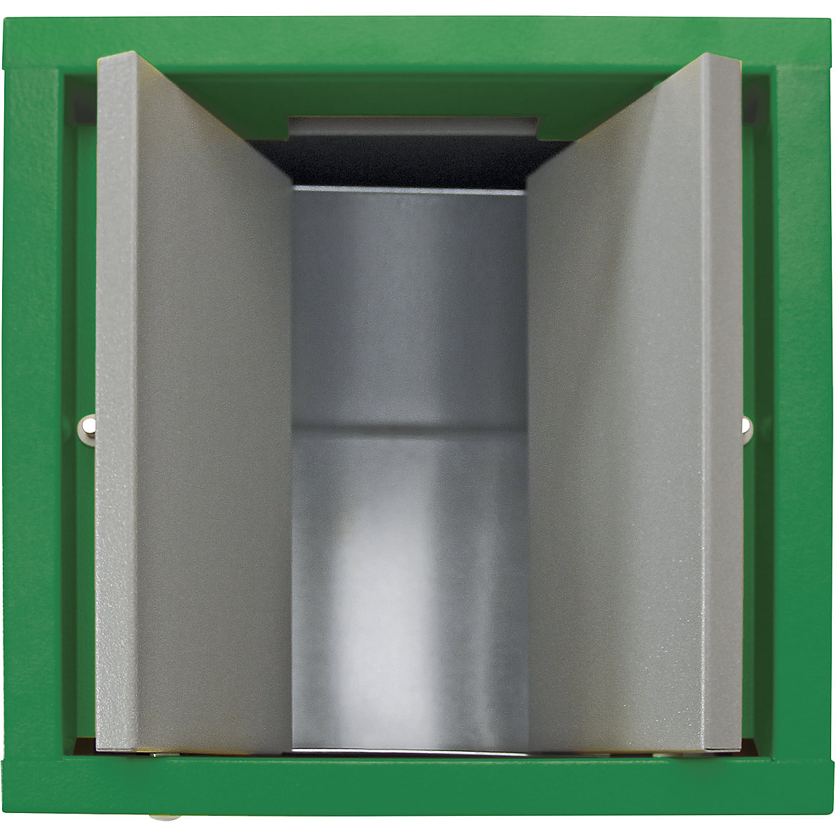 Recyclable waste collector with hinged door (Product illustration 2)-1