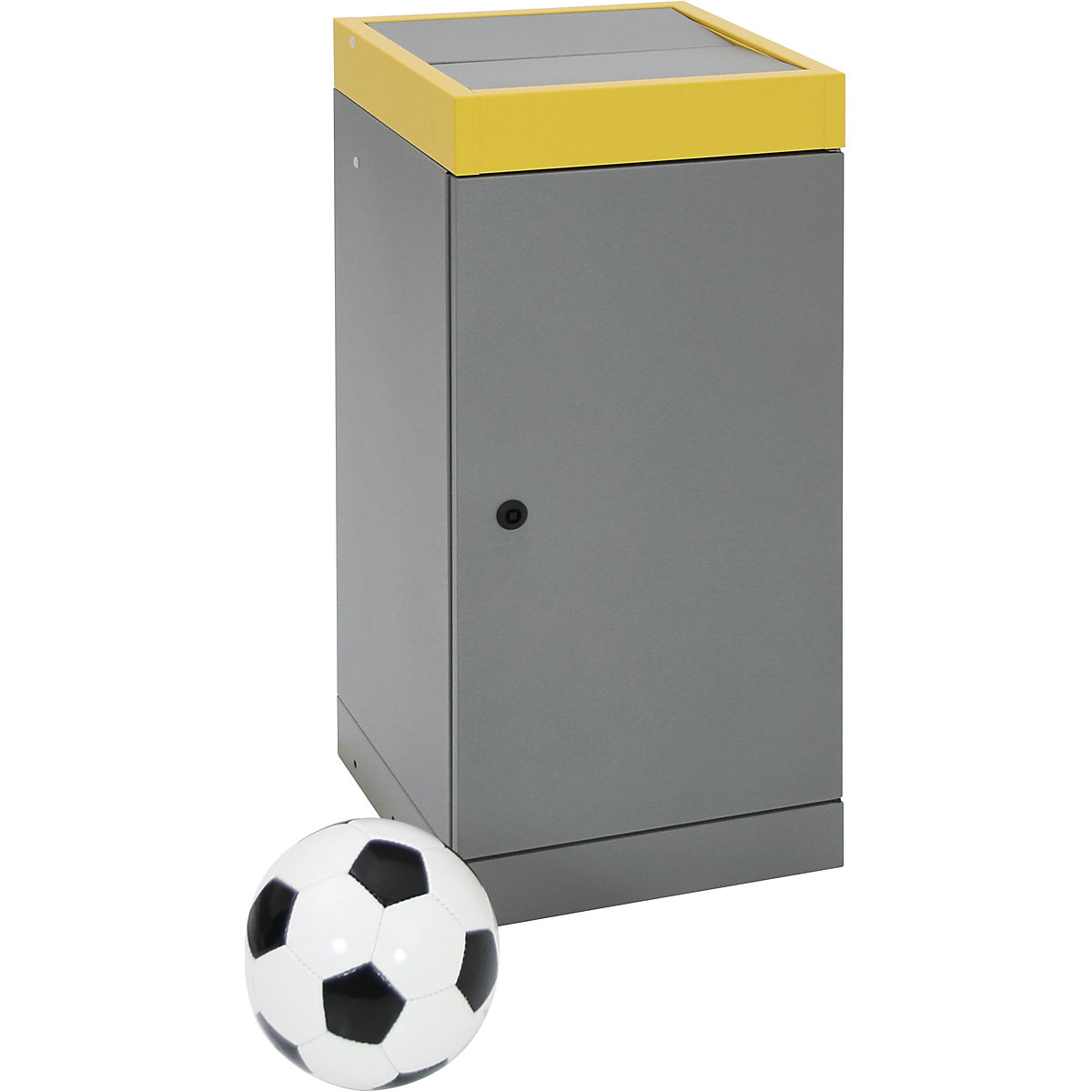 Recyclable waste collector with hinged door (Product illustration 3)-2
