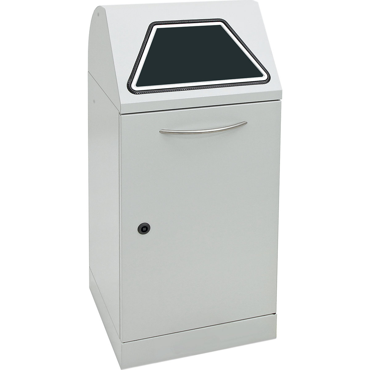 Recyclable waste container, manually operated access flap (Product illustration 3)-2