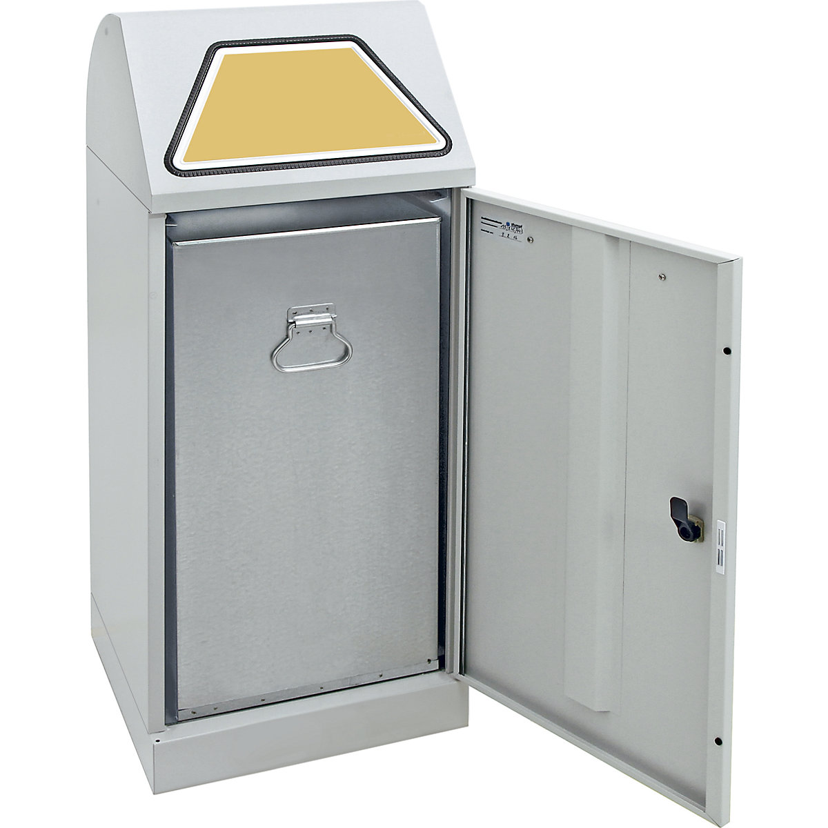 Recyclable waste container, manually operated access flap (Product illustration 45)-44