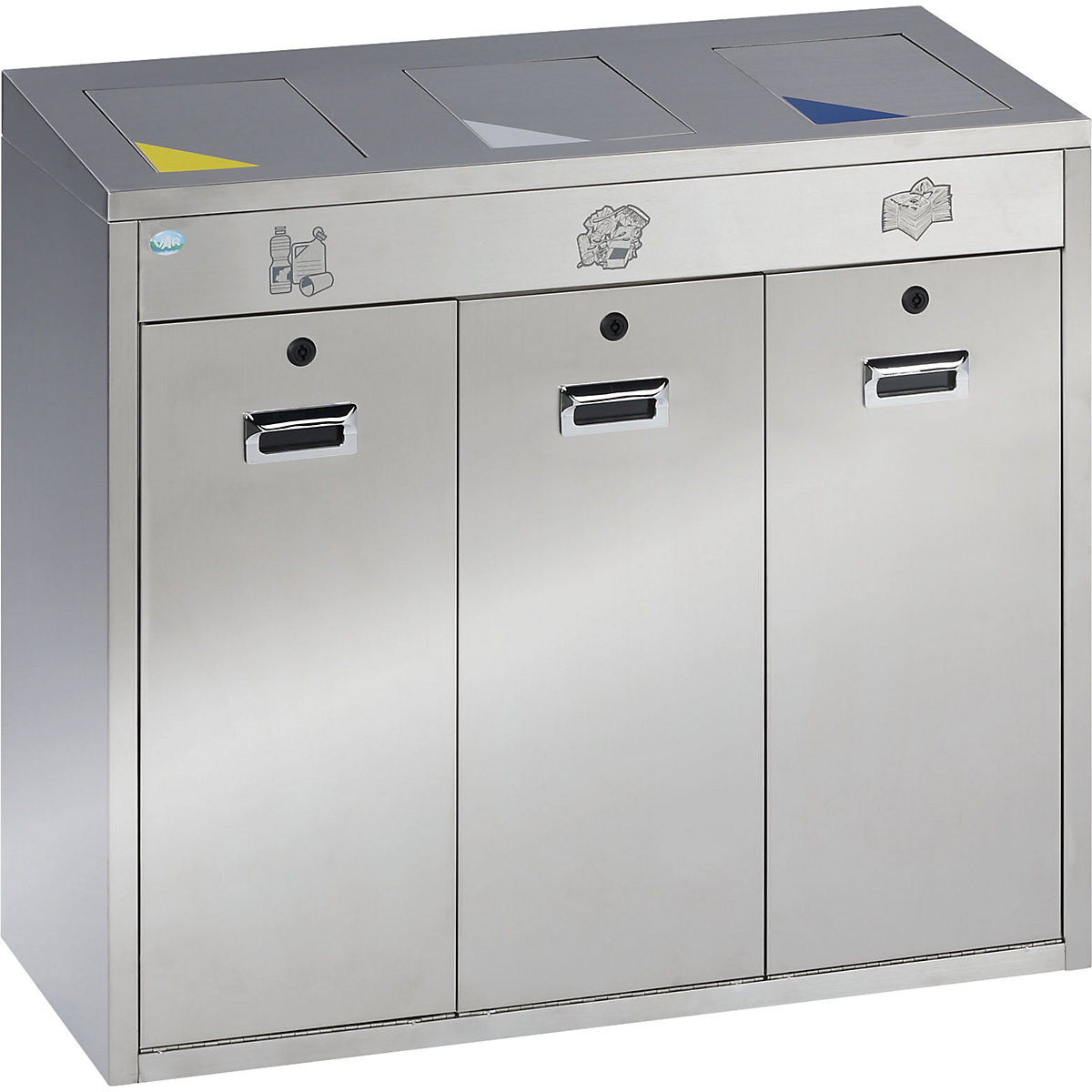Recyclable waste sorting system, stainless steel - VAR