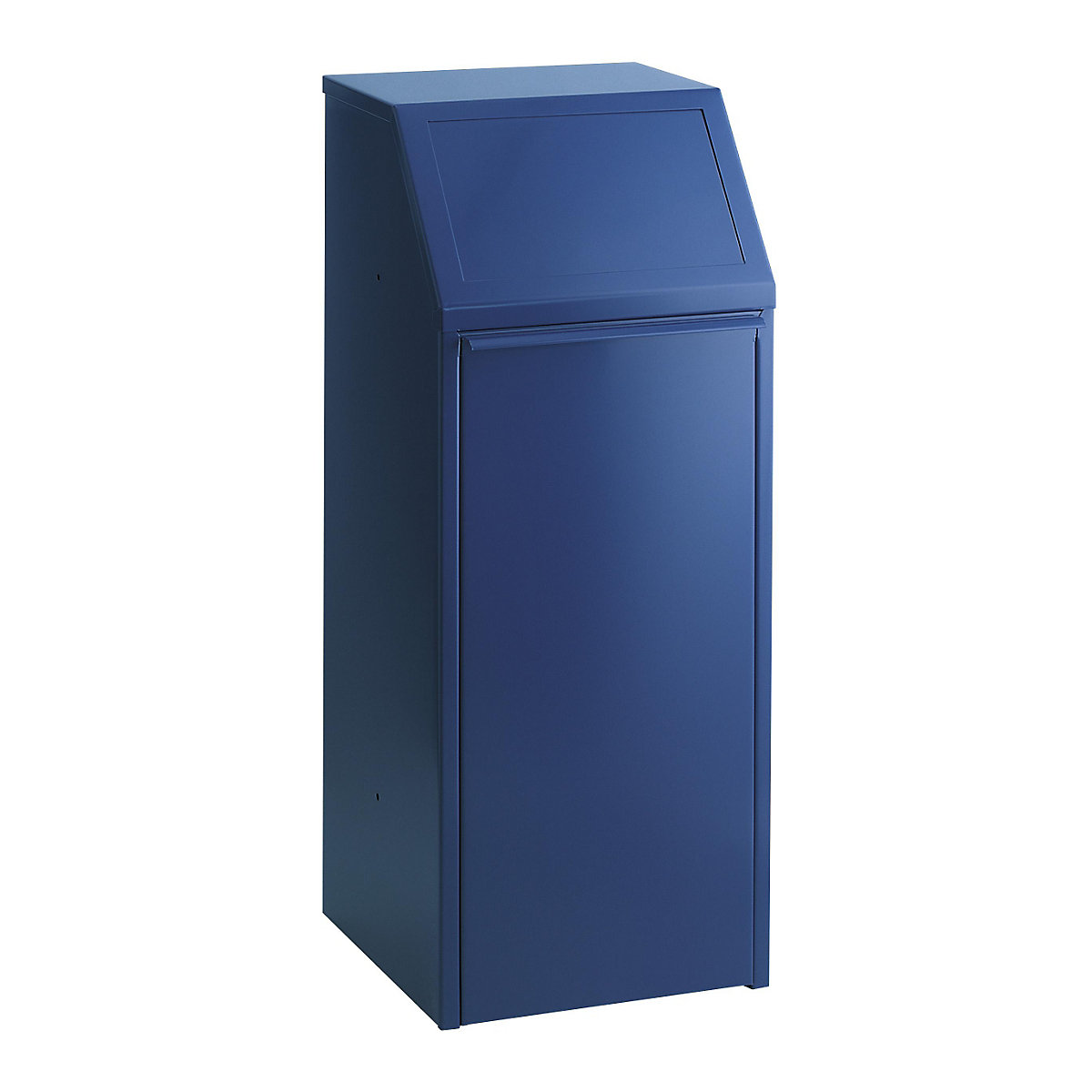 Sheet steel recyclable waste collector, capacity 70 l, WxHxD 408 x 1007 x 405 mm, blue-4