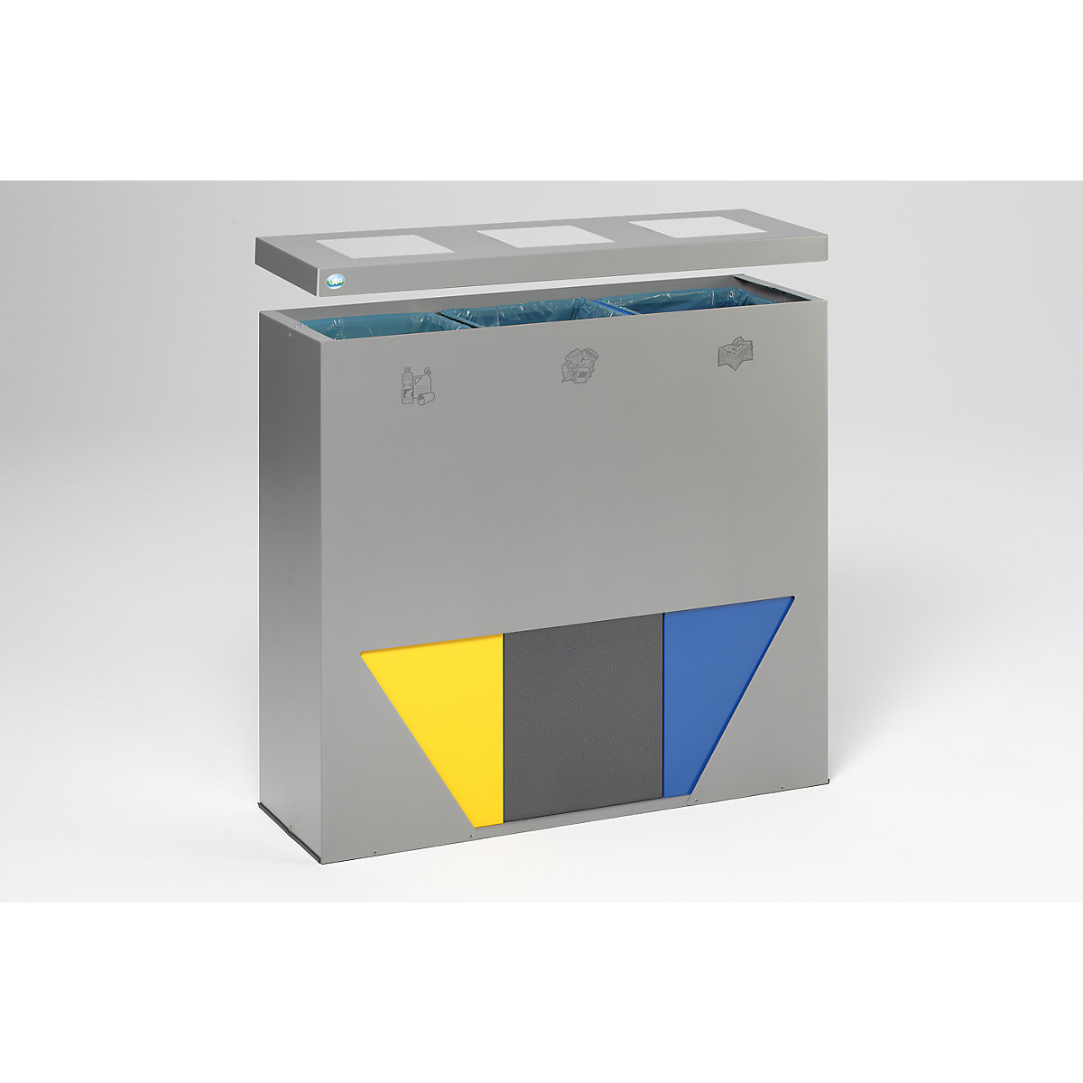 TRAPEZ recyclable waste collection station – VAR (Product illustration 4)-3