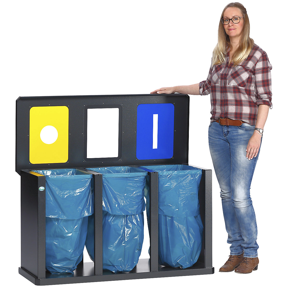 Tetris recyclable waste collection station – VAR (Product illustration 5)-4