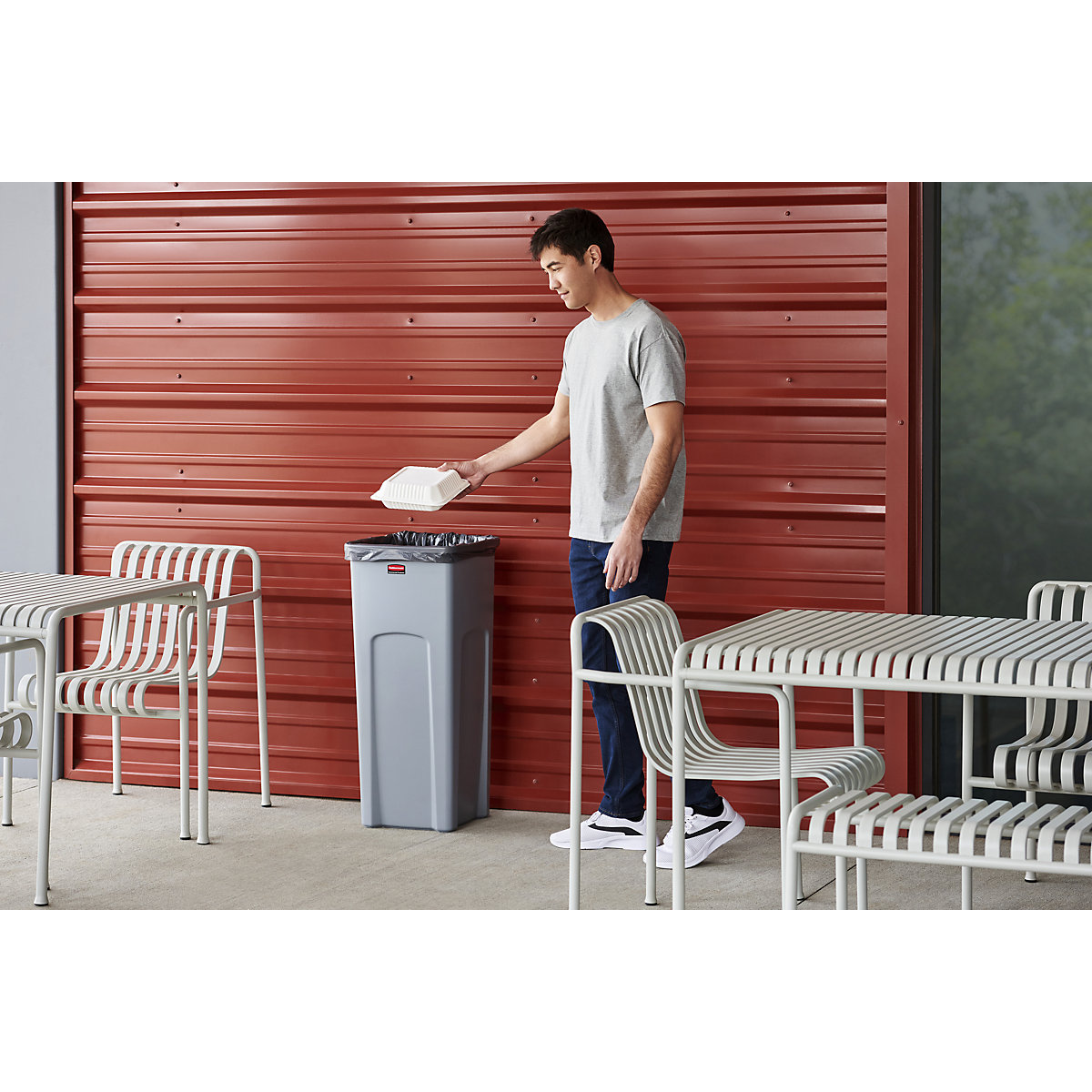 UNTOUCHABLE® recyclable waste container – Rubbermaid (Product illustration 8)-7