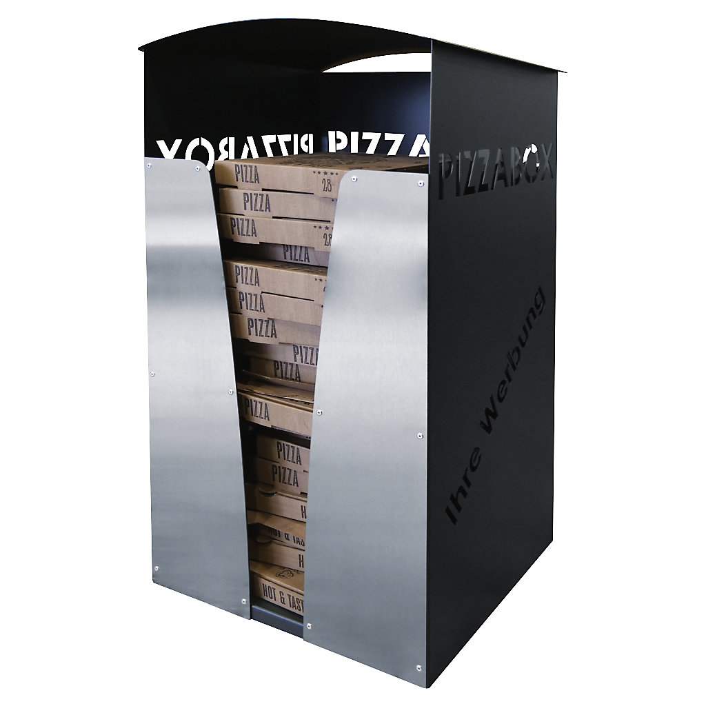 Waste collector for pizza boxes HxWxD 1040 x 503 x 504 mm kaiserkraft