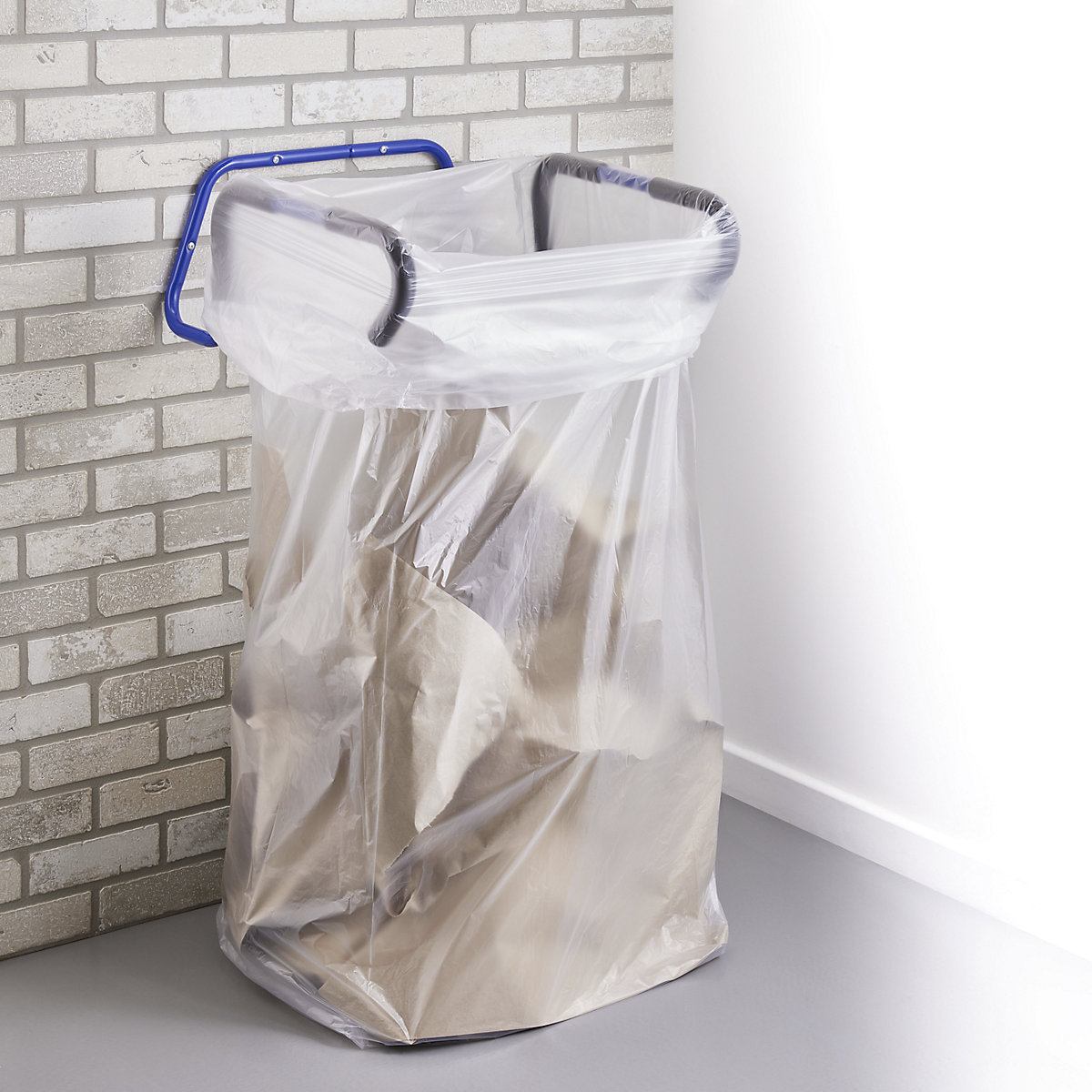 Wall mounted waste sack holder set – Mottez (Product illustration 2)-1