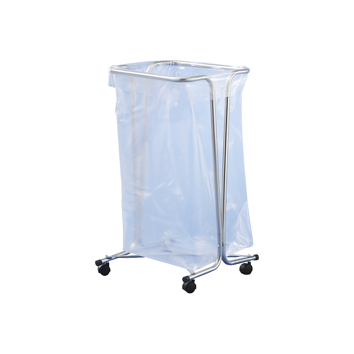 Waste sack holder with castors – Mottez (Product illustration 2)-1