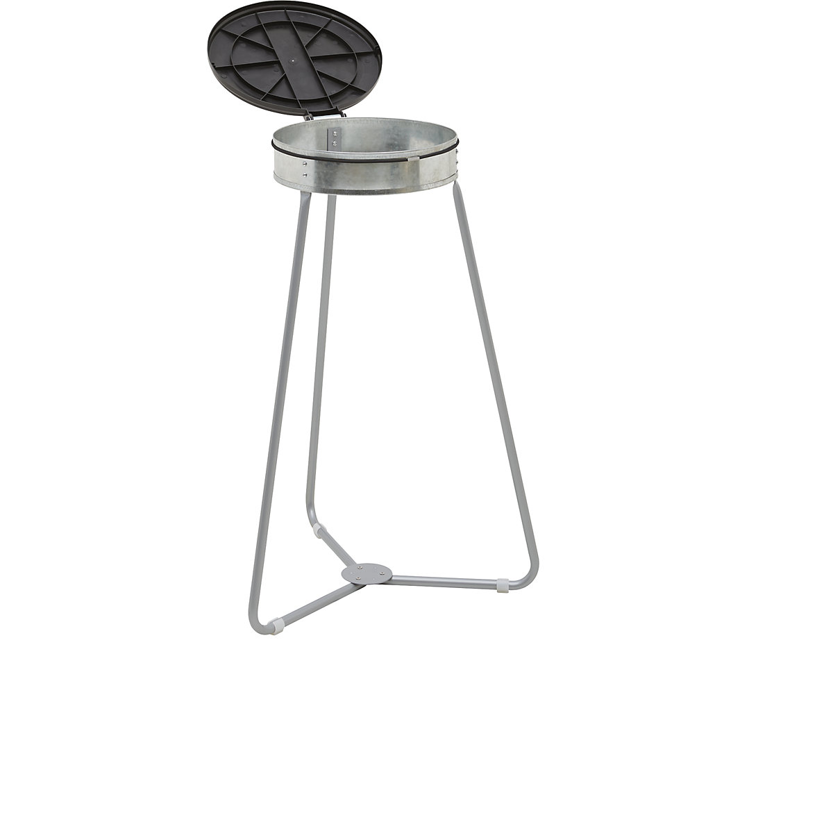 Waste sack stand with bags - eurokraft basic