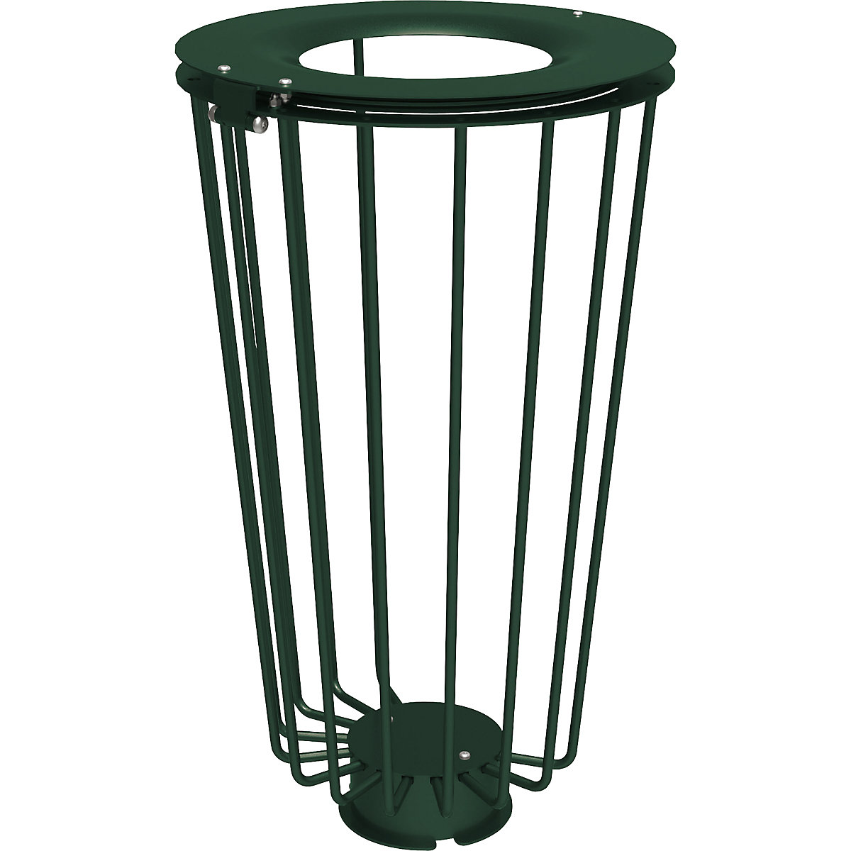 LOFOTEN waste basket – PROCITY, capacity 100 l, green-2