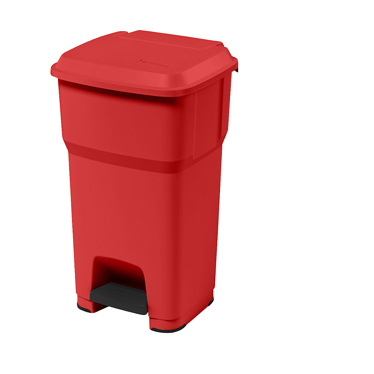 HERA waste collector with pedal – rothopro, capacity 60 l, WxHxD 390 x 690 x 390 mm, red-7