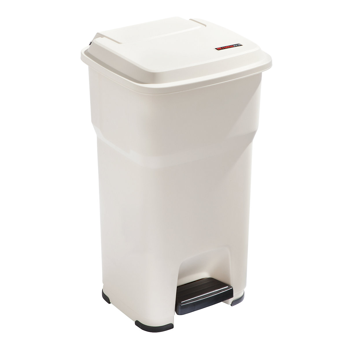 HERA waste collector with pedal – rothopro, capacity 60 l, WxHxD 390 x 690 x 390 mm, beige-8