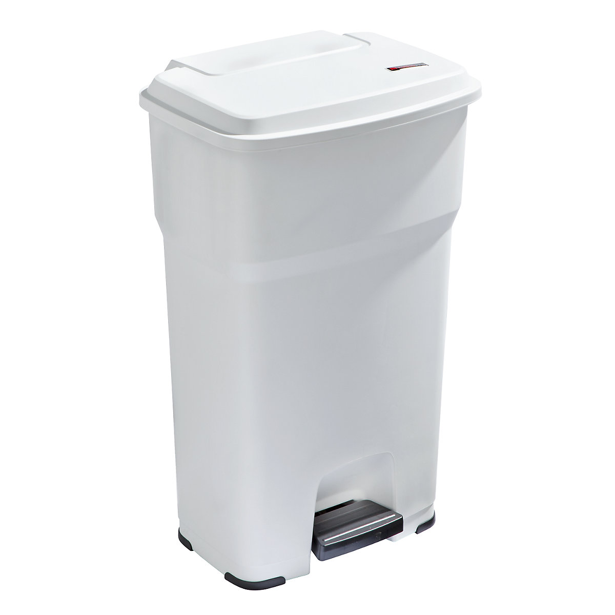 rothopro – HERA waste collector with pedal, capacity 85 l, WxHxD 490 x 790 x 390 mm, white