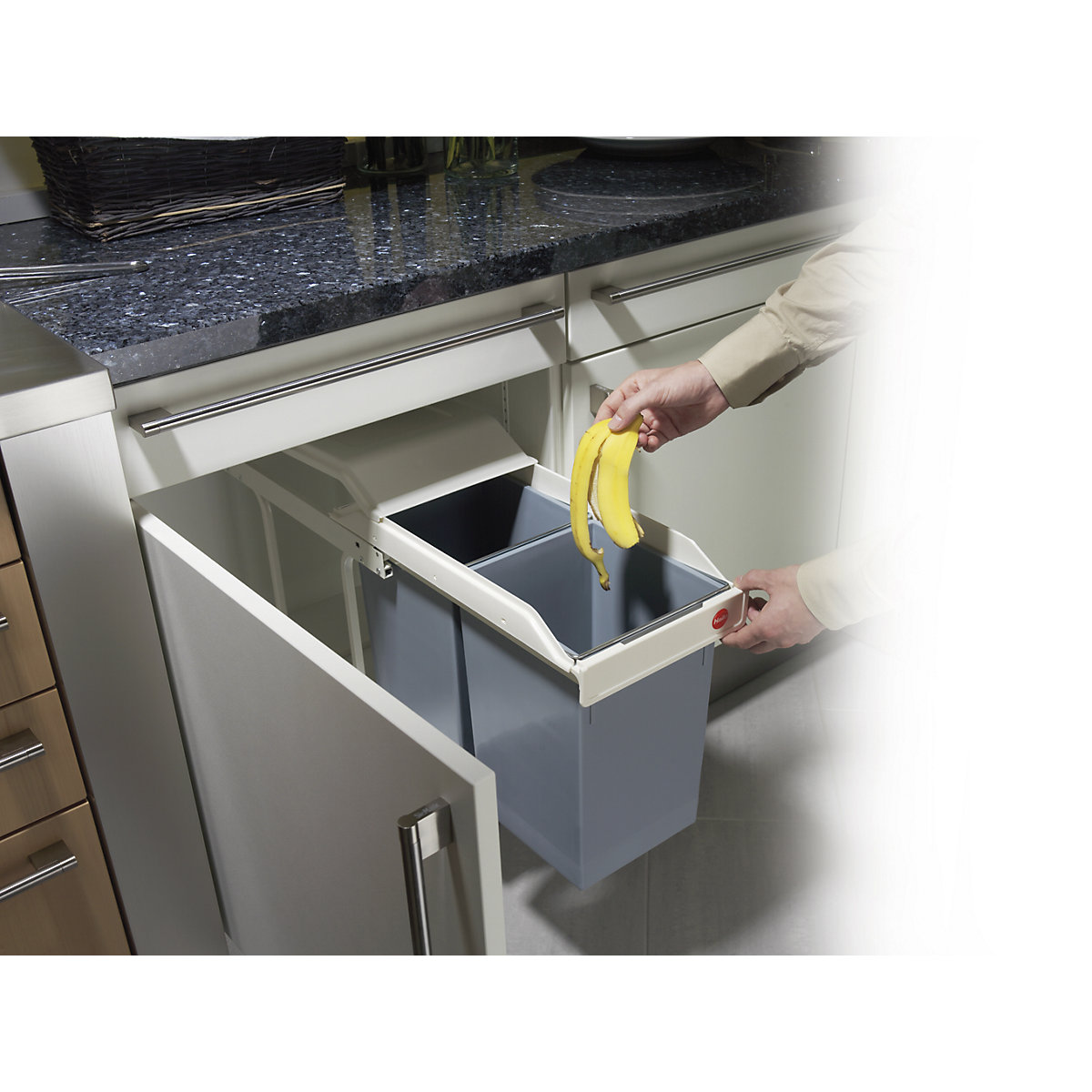 Multi-Box duo L built-in waste separation system – Hailo (Product illustration 2)-1
