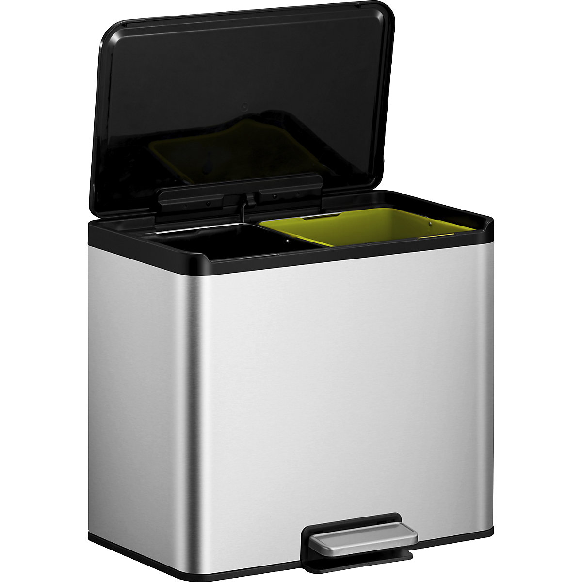 Recycler foot pedal bin, steel – EKO (Product illustration 8)-7