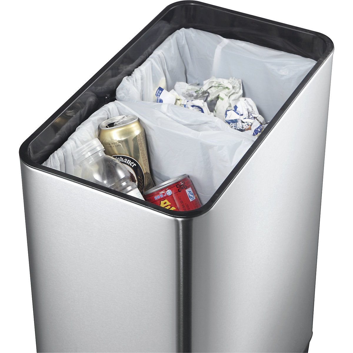 Sensor operated waste collector, slim (Product illustration 2)-1