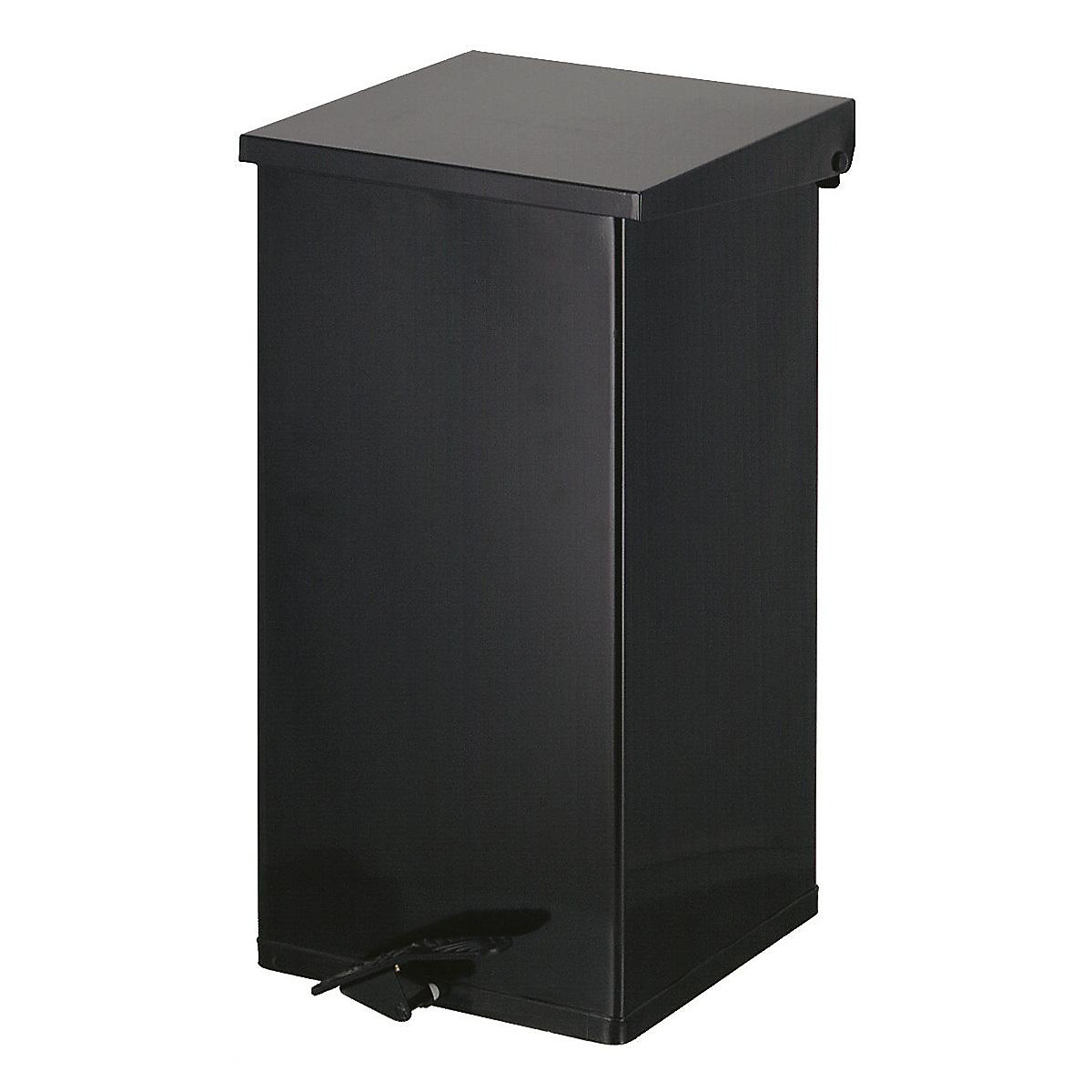 Waste collector with pedal, capacity 110 l, WxHxD 390 x 800 x 390 mm, black-3