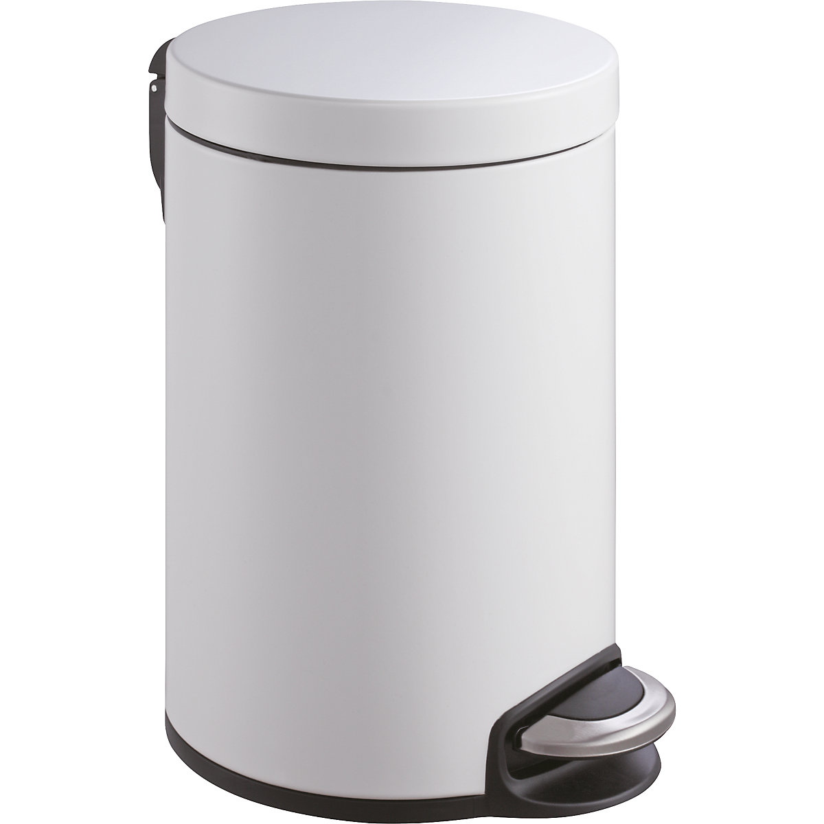 Waste collector with pedal, stainless steel
