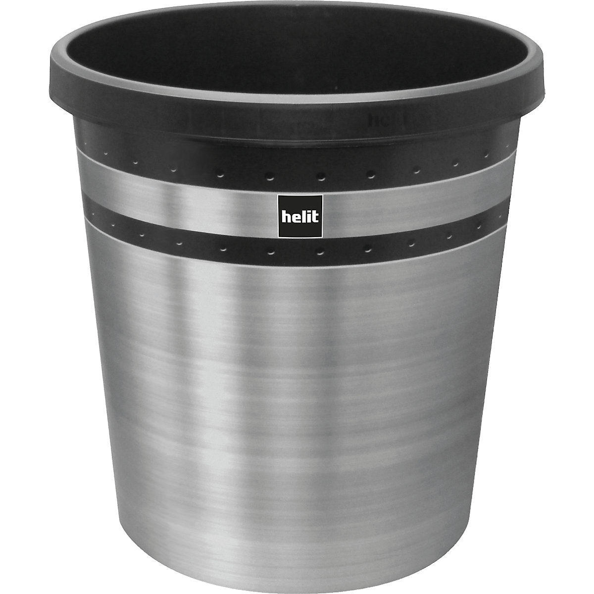 PURE ELEGANCE waste paper bin helit capacity 18 l, HxØ 335 x 315 mm