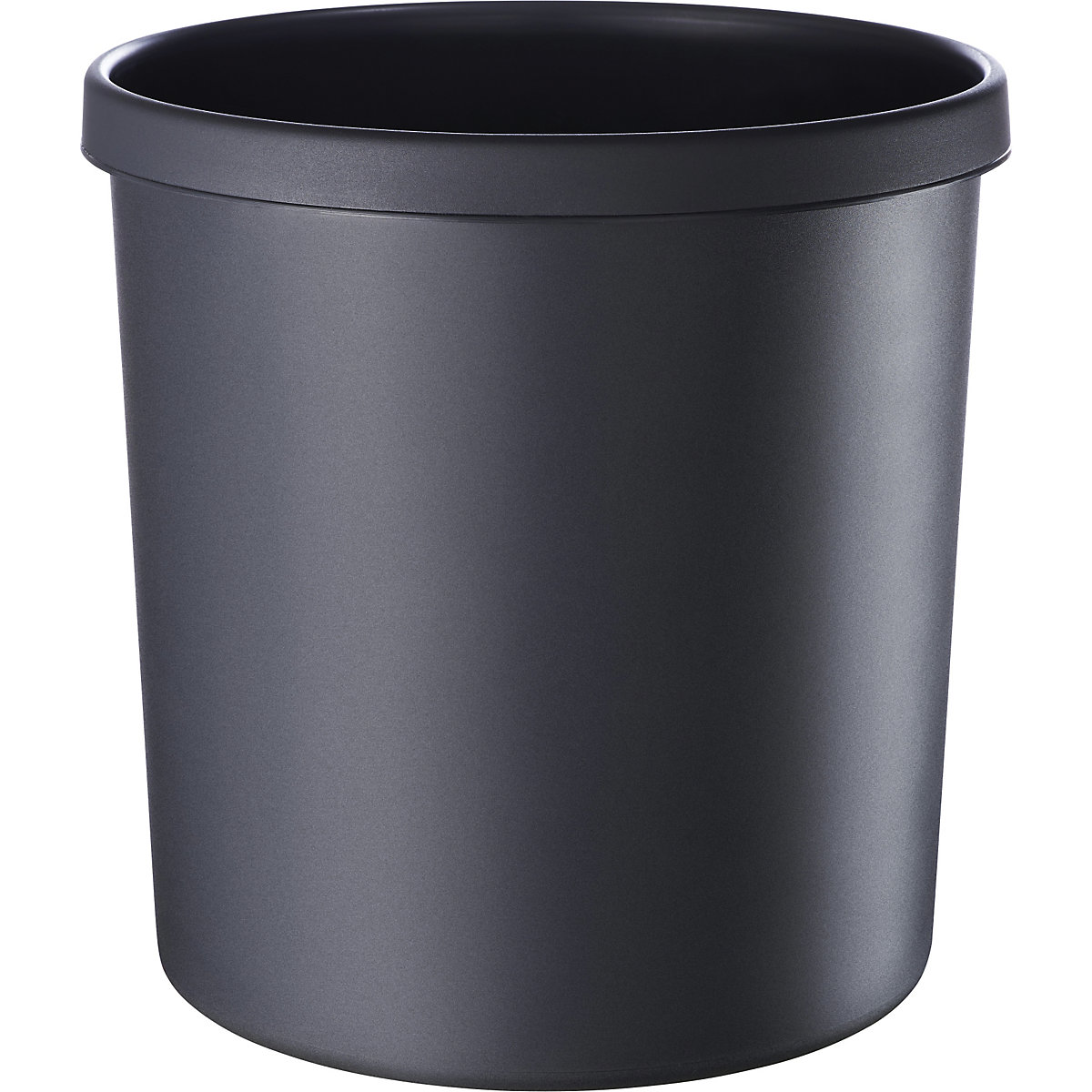 Paper bin – flame retardent – helit, capacity 18 l, HxØ 310 x 295 mm, black, pack of 5-3