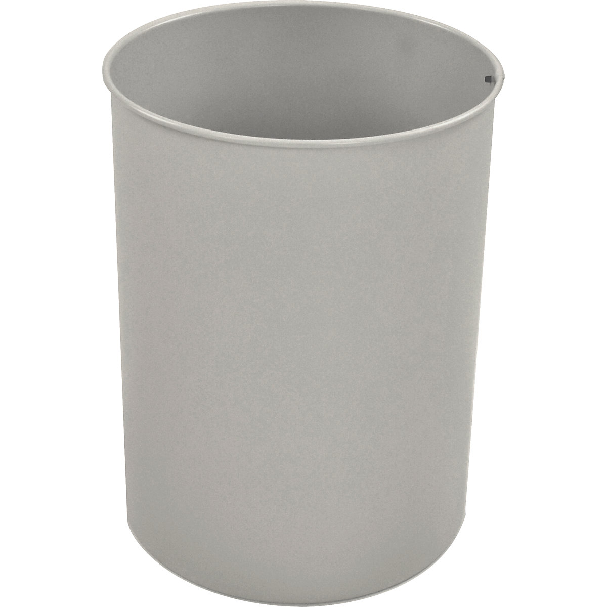 Waste paper bin, steel, round, capacity 30 l, HxØ 470 x 335 mm, grey, 10+ items-3
