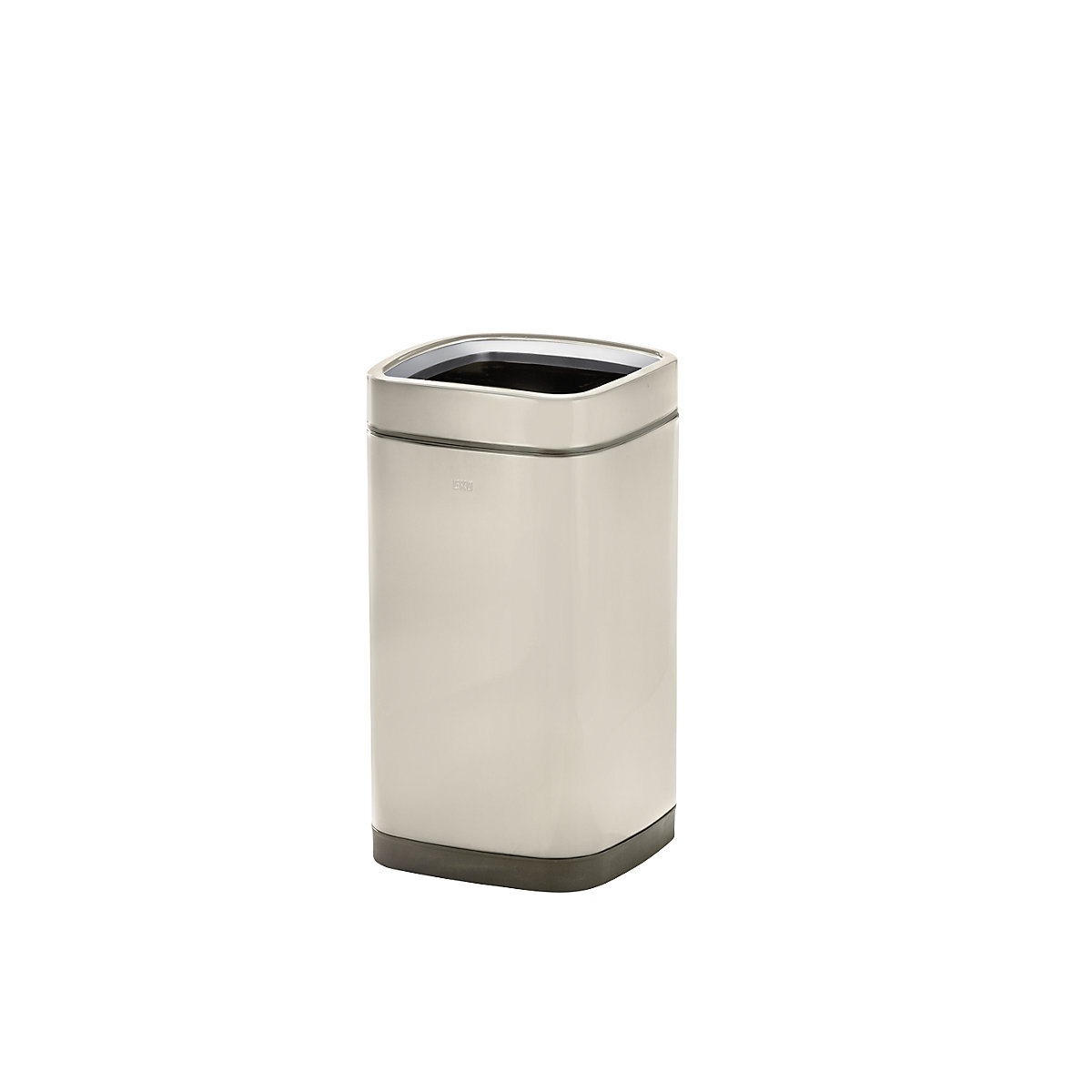 Waste paper bin with inner container – EKO, capacity 28 l, cream-6