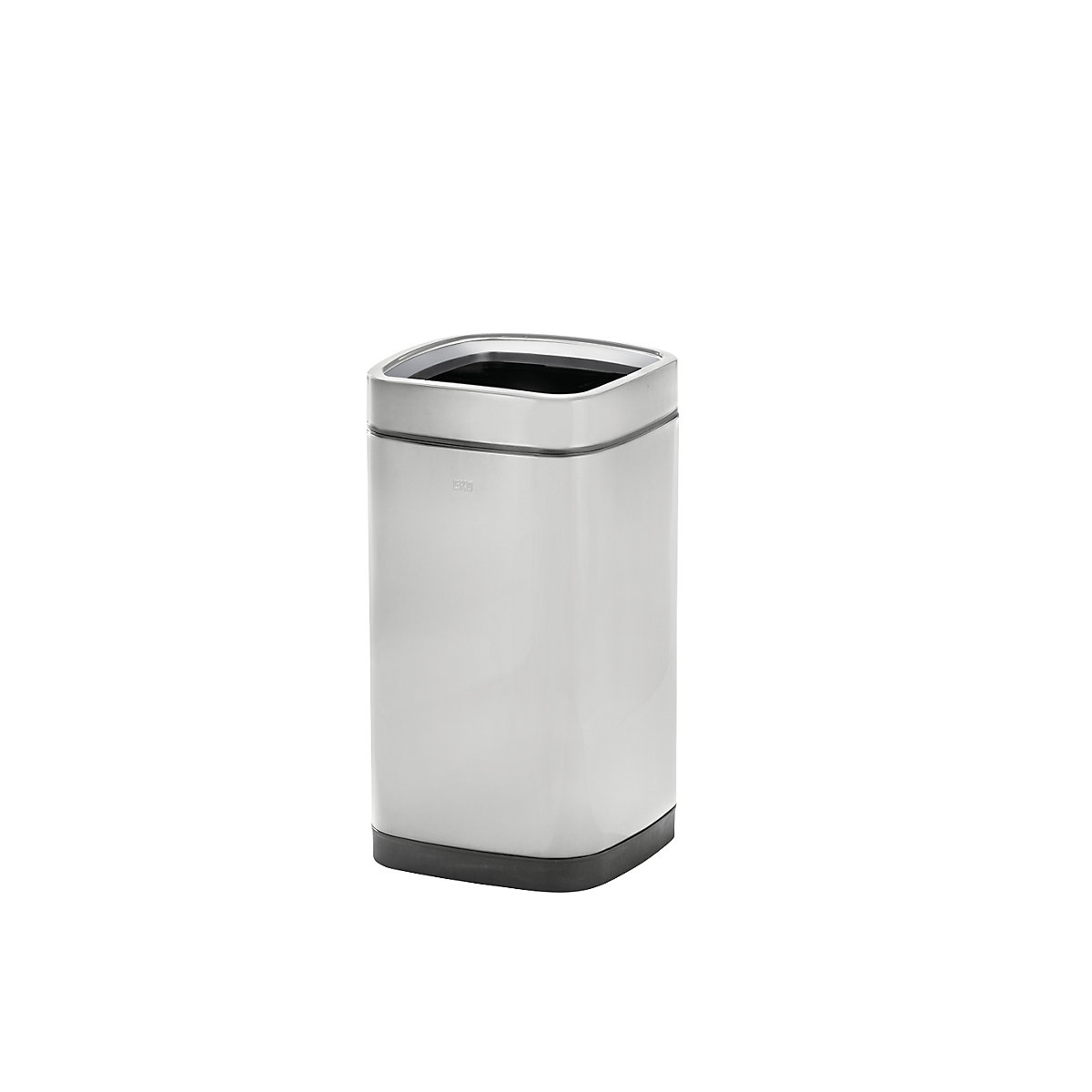 Waste paper bin with inner container – EKO, capacity 28 l, white-4
