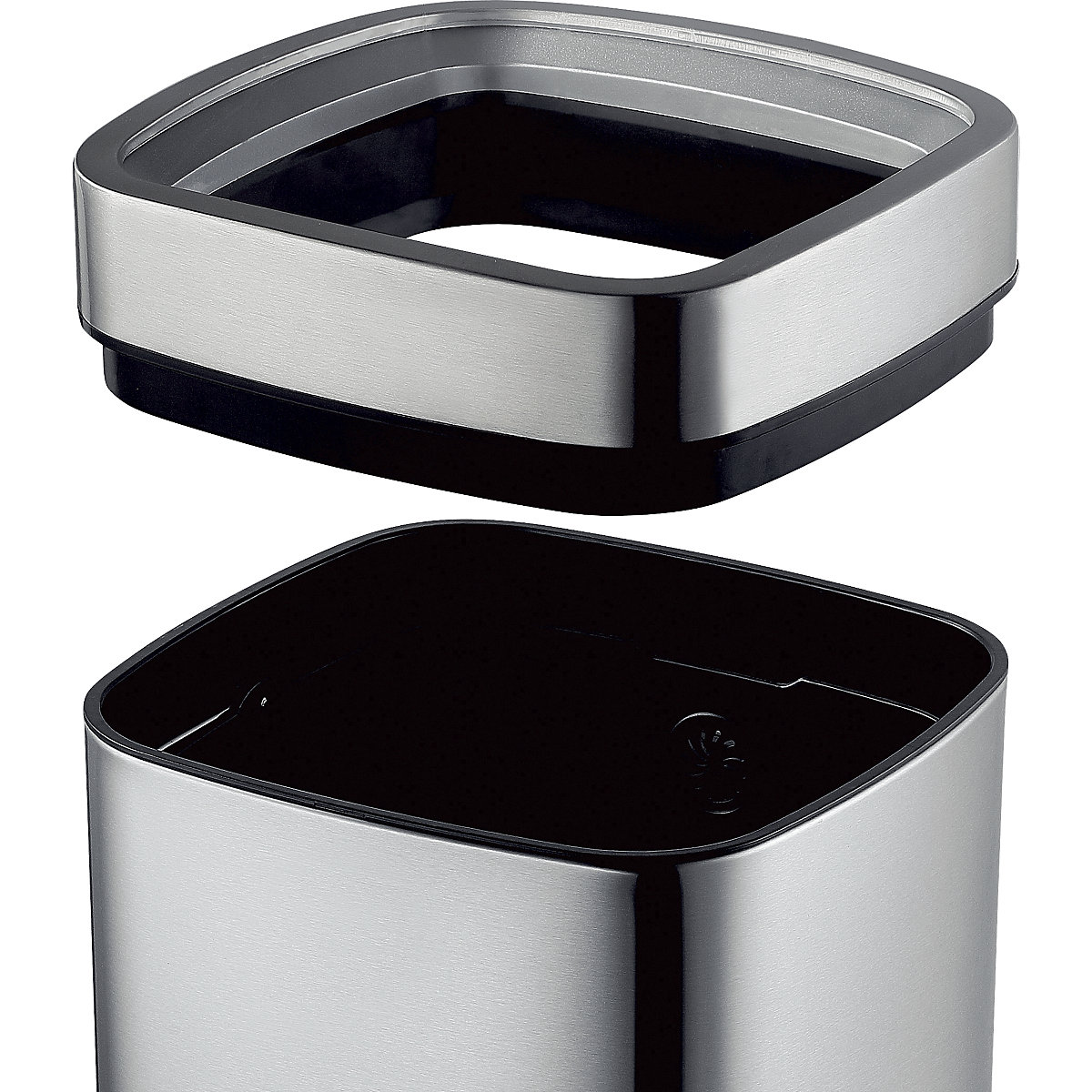 Waste paper bin with inner container – EKO (Product illustration 3)-2