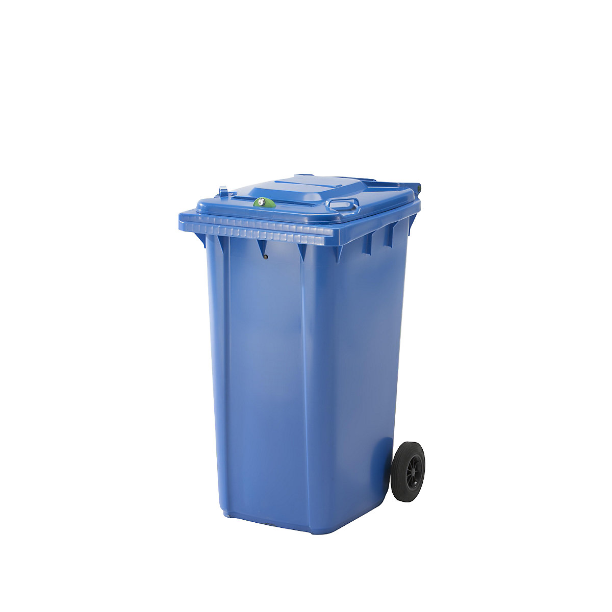 Waste bin with paper insert, lockable