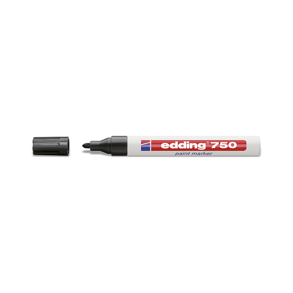 Lackmarker edding® 750, Strichstärke 2 – 4 mm, VE 10 Stk, schwarz