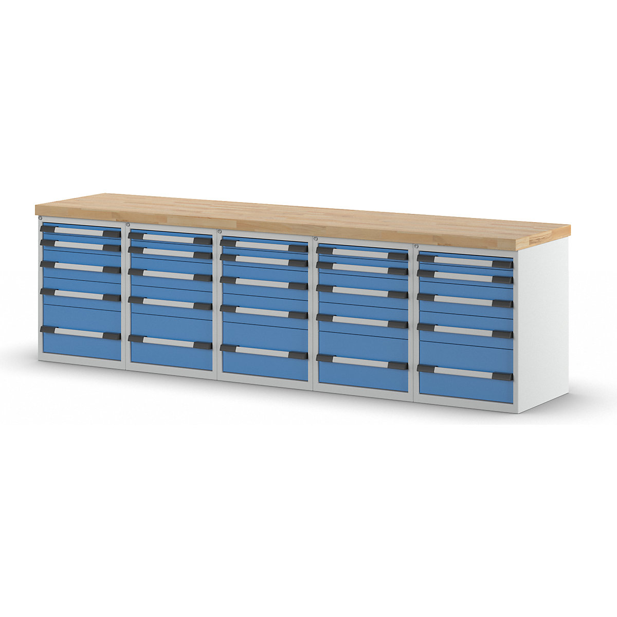 Werkbank, Baukastensystem Serie 7000 eurokraft pro (Produktabbildung 8)-7