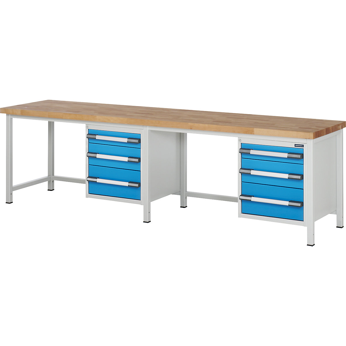 Werkbank, Gestellbauweise Serie 8000 eurokraft pro (Produktabbildung 5)-4