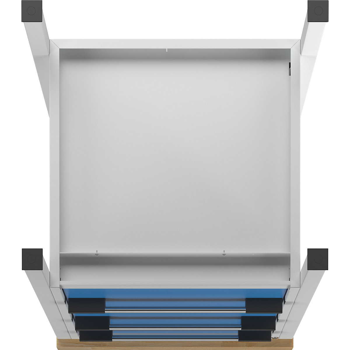 Werkbank, Gestellbauweise Serie 8000 eurokraft pro (Produktabbildung 3)-2