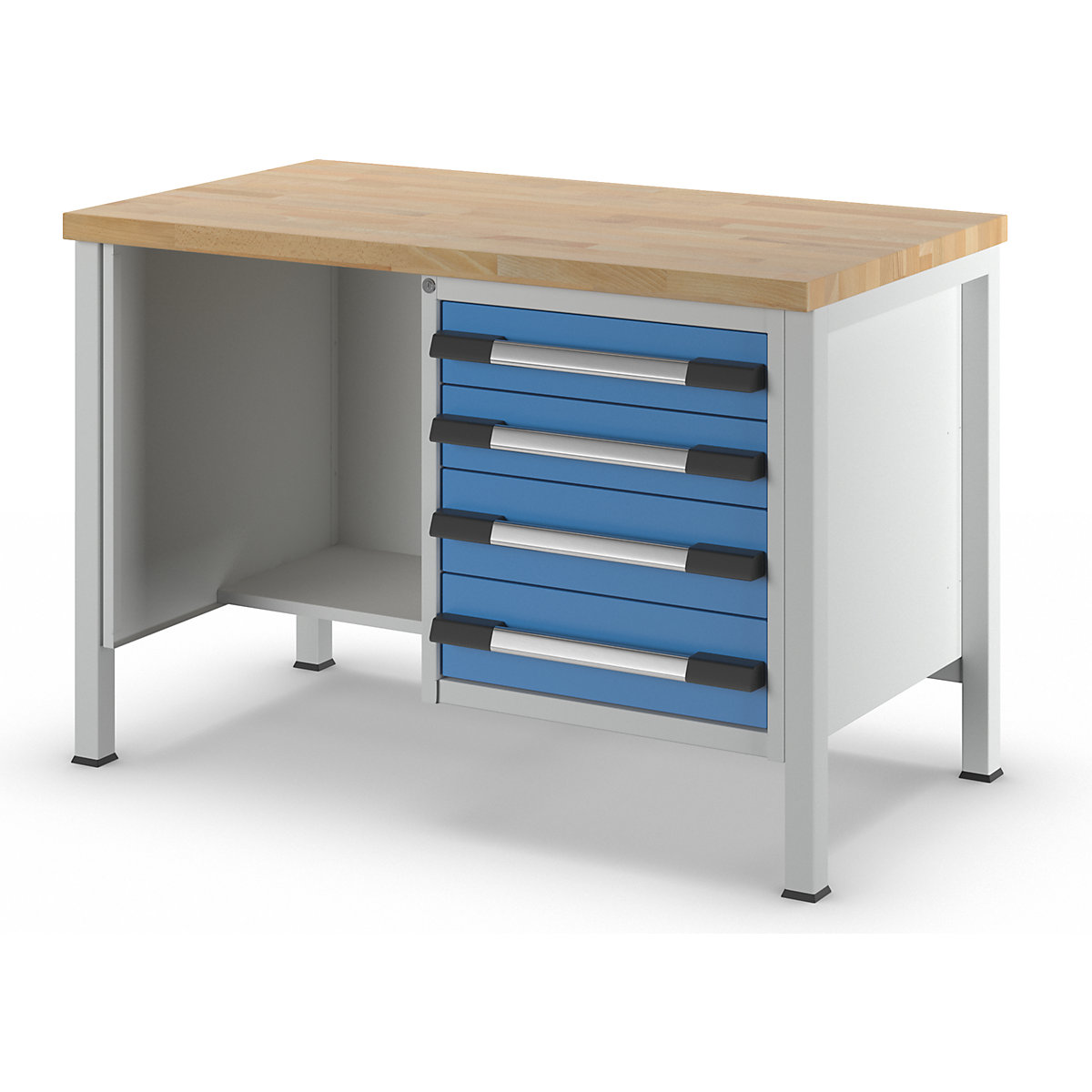 Werkbank, Gestellbauweise Serie 8000 eurokraft pro (Produktabbildung 3)-2