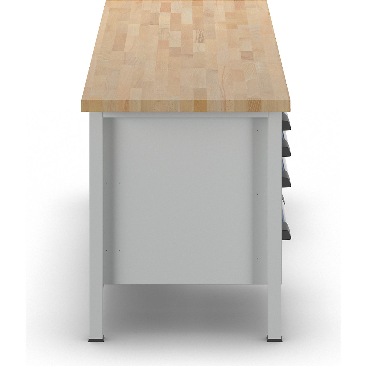 Werkbank, Gestellbauweise Serie 8000 eurokraft pro (Produktabbildung 2)-1