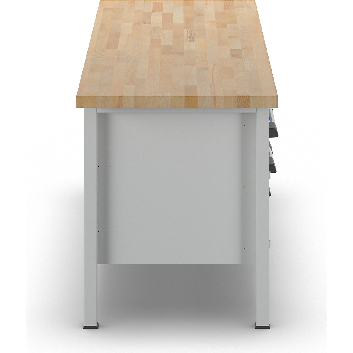 Werkbank, Gestellbauweise Serie 8000 eurokraft pro (Produktabbildung 2)-1