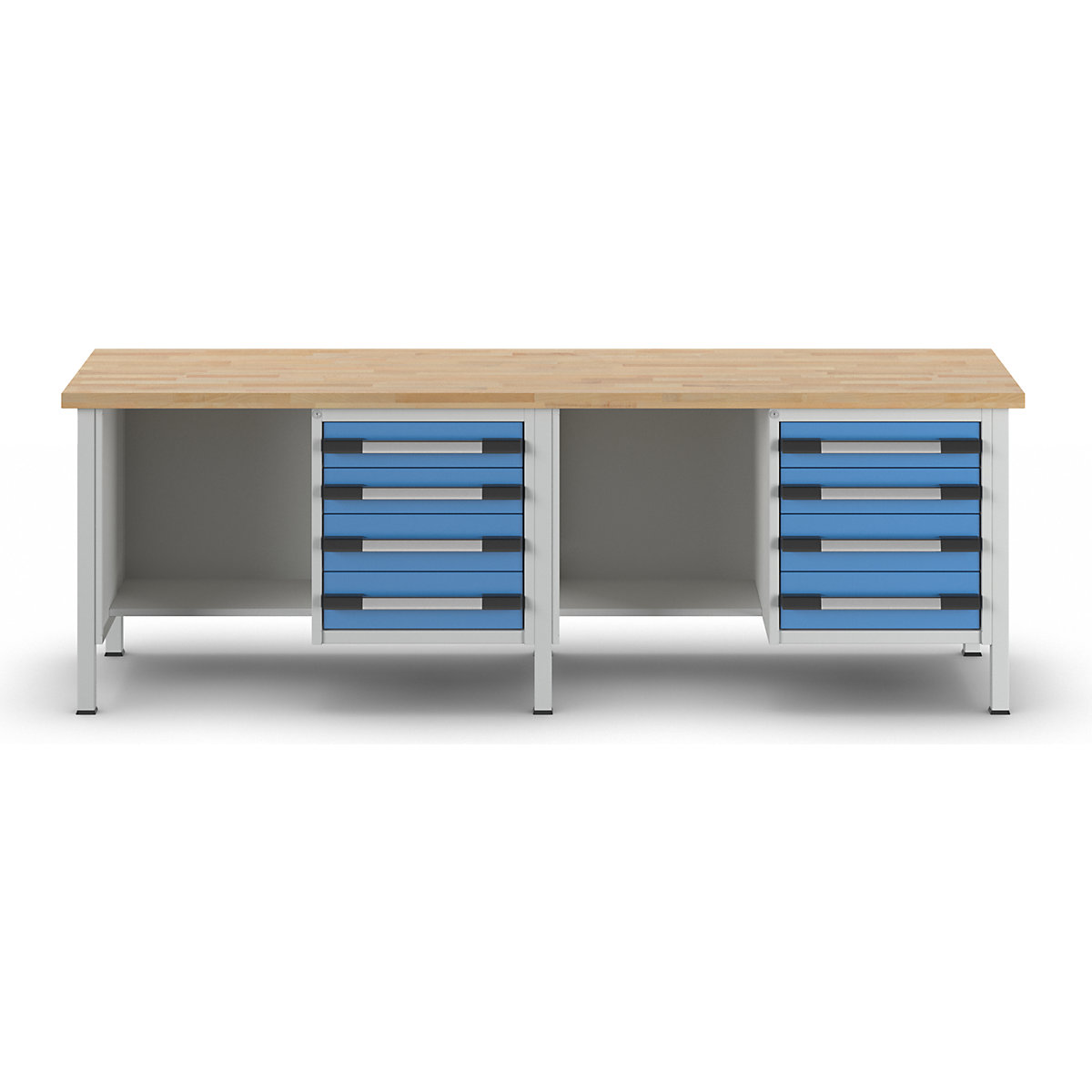 Werkbank, Gestellbauweise Serie 8000 eurokraft pro (Produktabbildung 6)-5