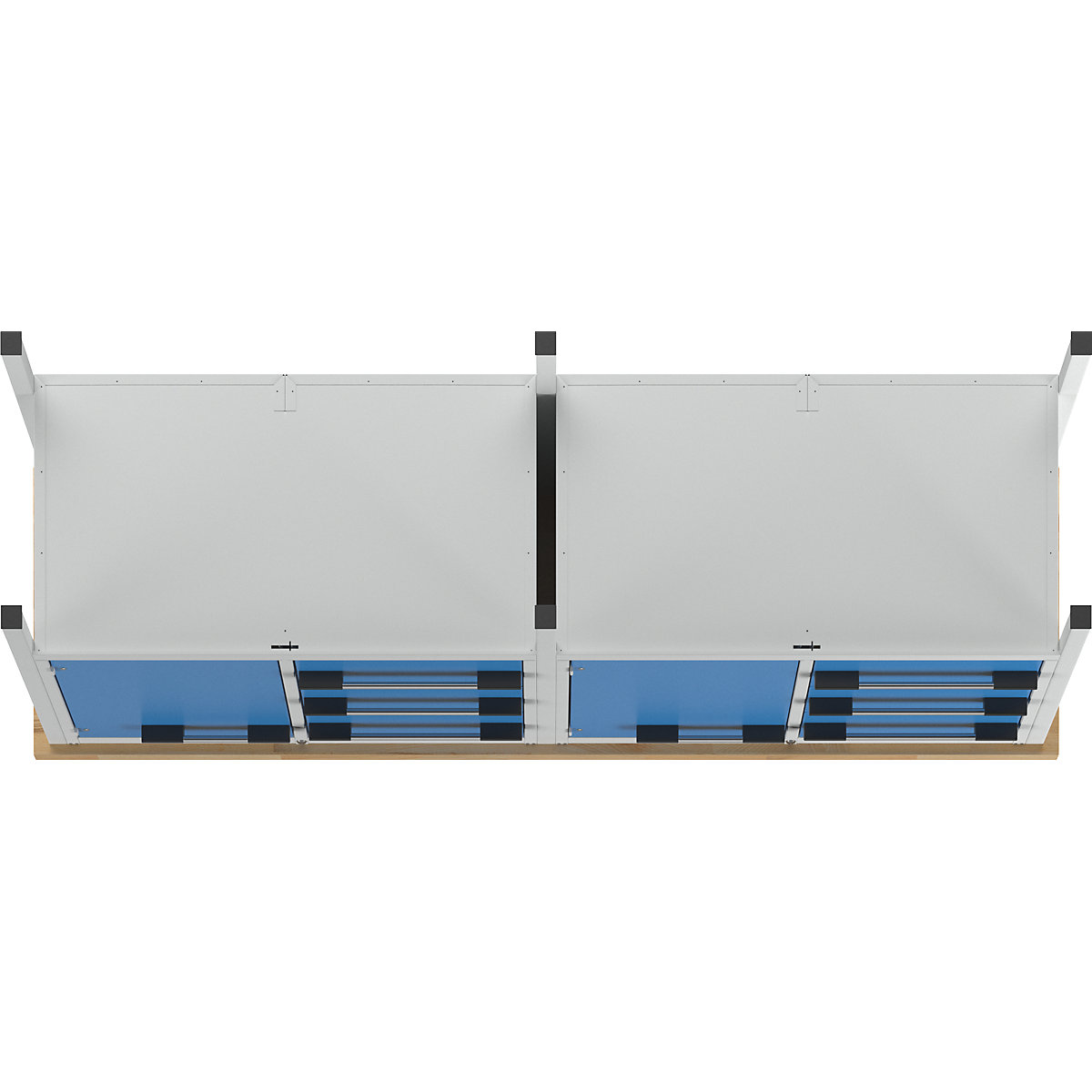 Werkbank, Gestellbauweise Serie 8000 eurokraft pro (Produktabbildung 2)-1