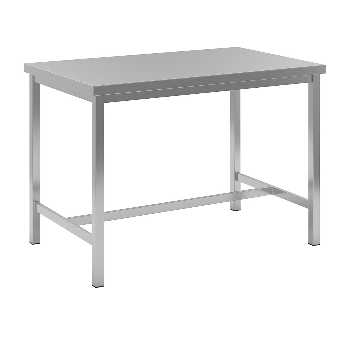 Werktafel van roestvast staal &ndash; eurokraft basic