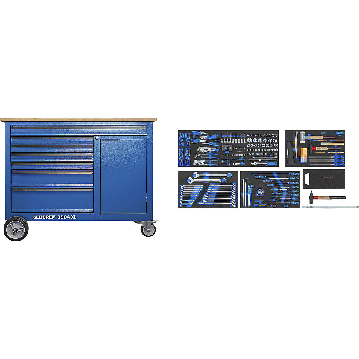 Verrijdbare werkbank 1504 XL – GEDORE (Productafbeelding 3)-2