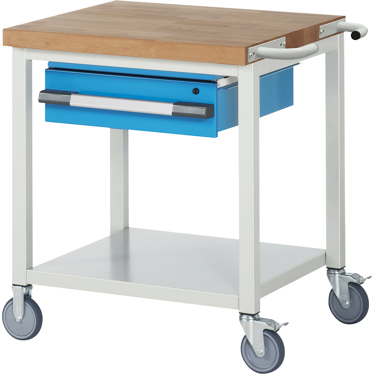 Verrijdbare werkbank Serie 8000, stellingbouw – eurokraft pro