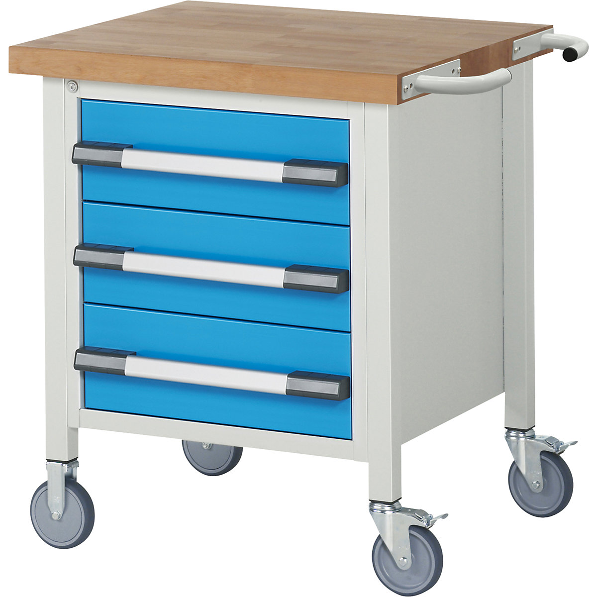 Verrijdbare werkbank Serie 8000, stellingbouw – eurokraft pro