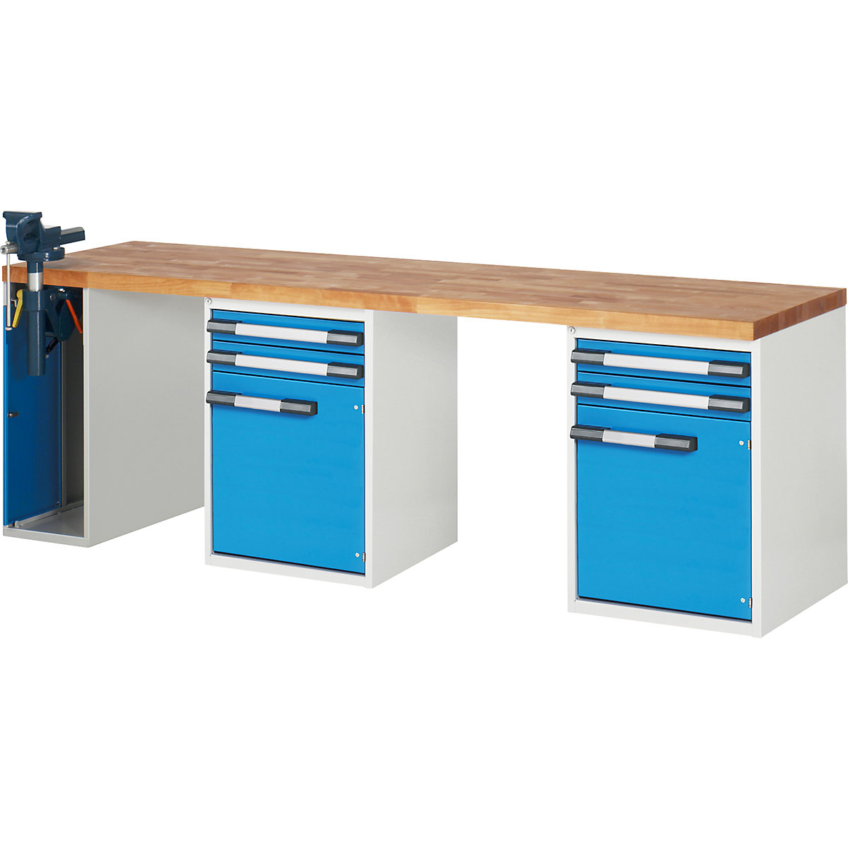 Werkbank, bouwdoossysteem Serie 7 - eurokraft pro