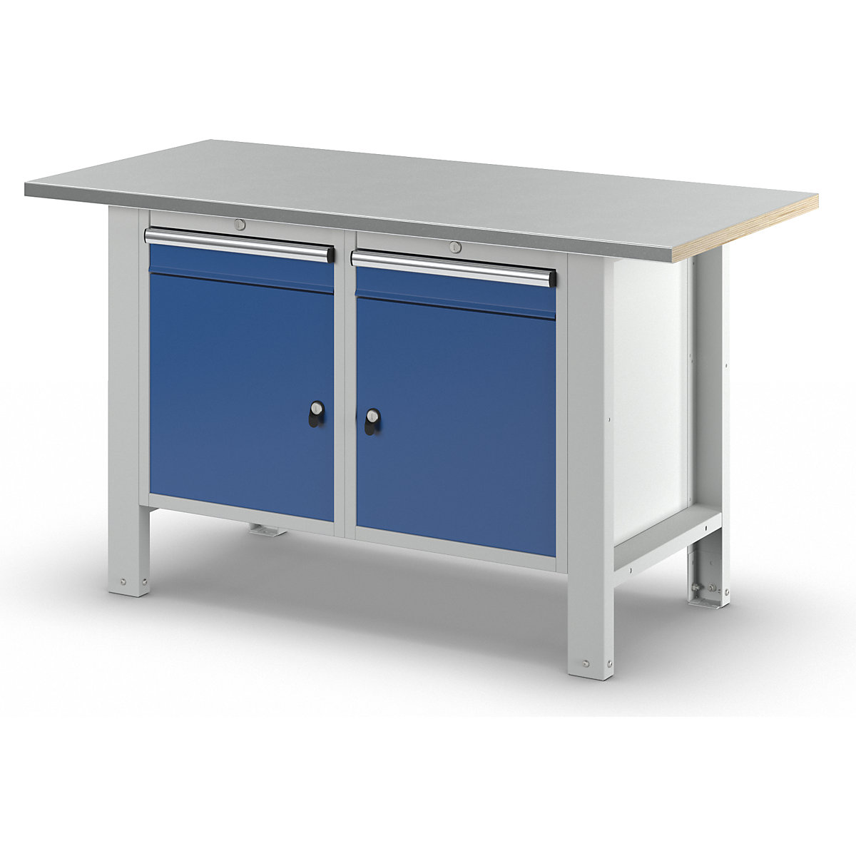 Werkbank, modulair systeem – eurokraft basic (Productafbeelding 2)-1
