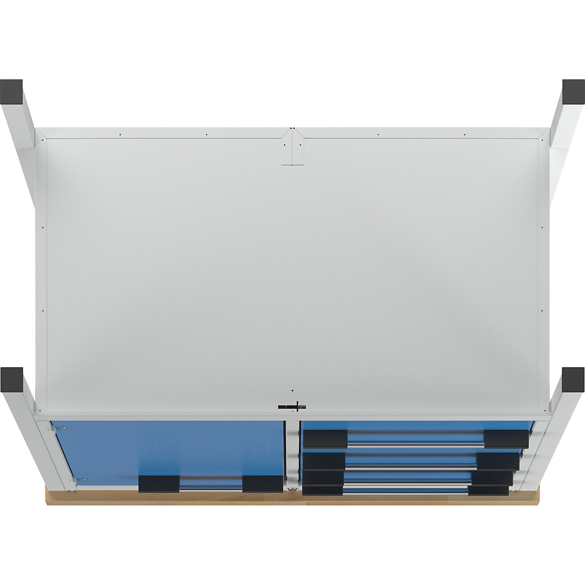 Werkbank, stellingbouw serie 8000 – eurokraft pro (Productafbeelding 2)-1