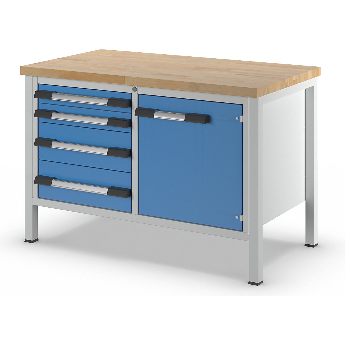 Werkbank, stellingbouw serie 8000 – eurokraft pro (Productafbeelding 5)-4