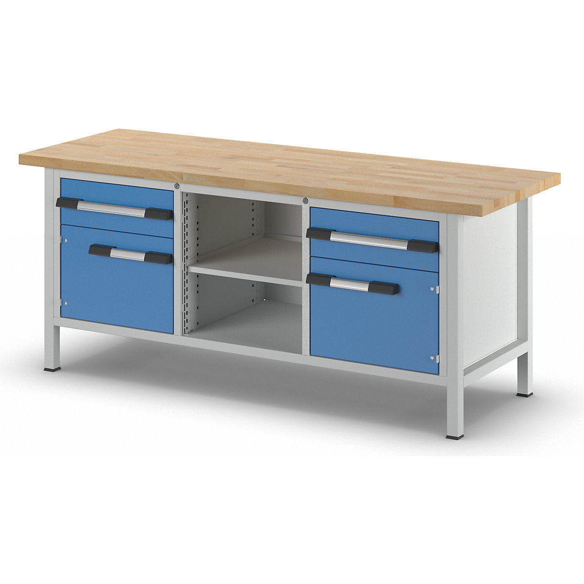 Werkbank, stellingbouw serie 8000 – eurokraft pro (Productafbeelding 5)-4